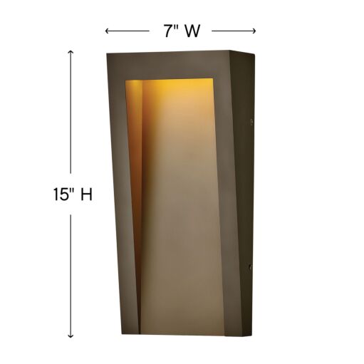 Taper 2144TR - Medium Wall Mount Lantern - Oil Rubbed Bronze