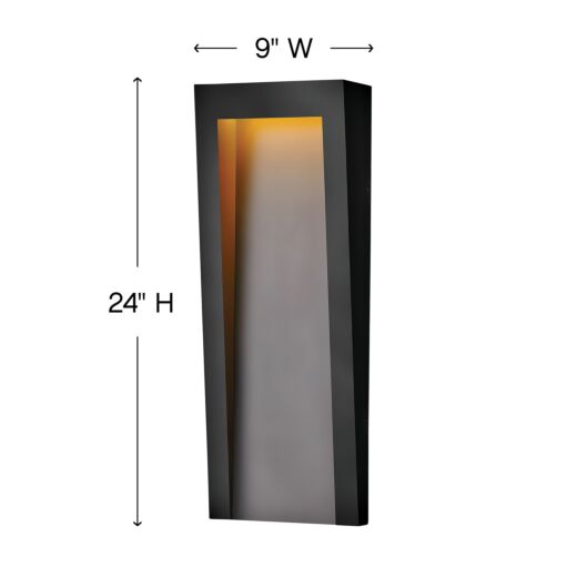 Taper 2145TK - Large Wall Mount Lantern - Black