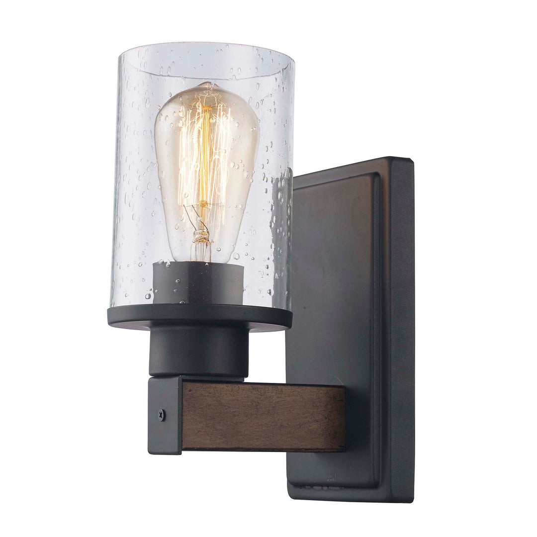 Siesta 4.75" Rustic Wall Sconce Seeded Rustic - Rubbed Oil Bronze