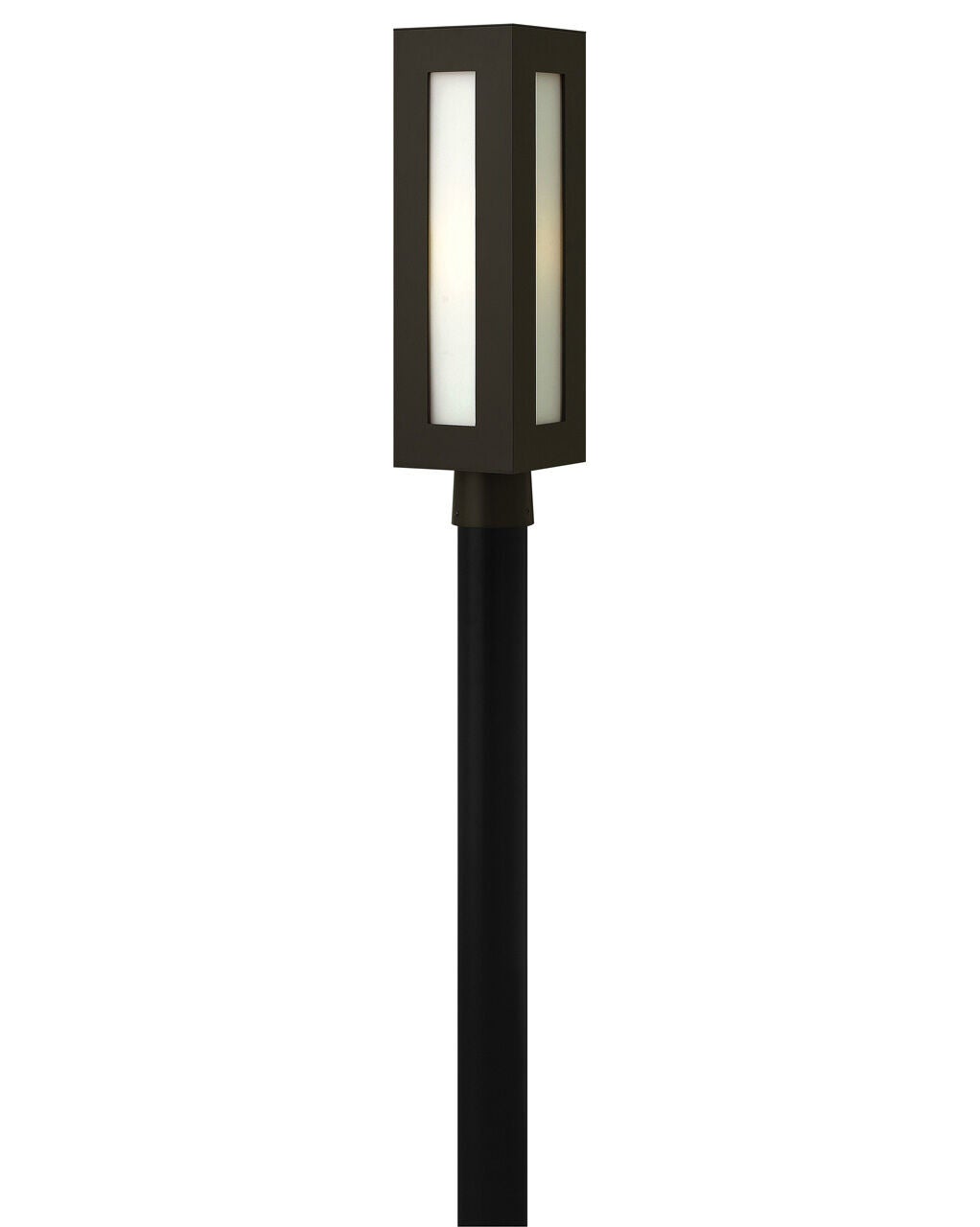 Dorian 2191BZ-LED - Medium Post or Pier Mount Lantern - Bronze