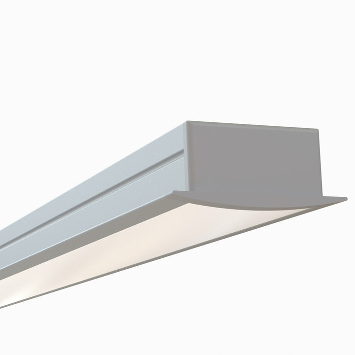 LED Channel - 1952ASL - Recessed, 10 ft - Silver