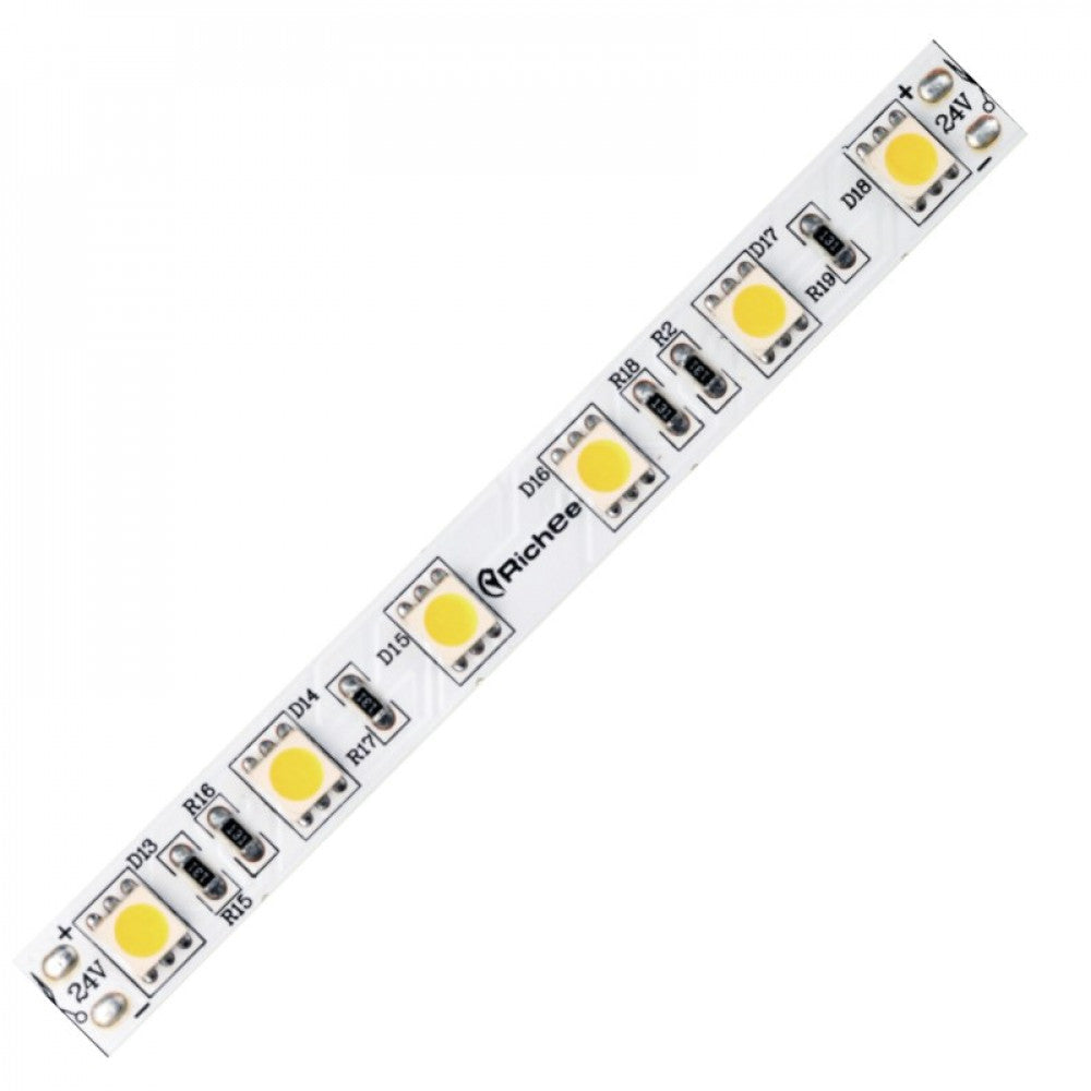 Richee Lighting - High Brightness Tape light, 12V, 4.4W, 6000K, 16.4 ft