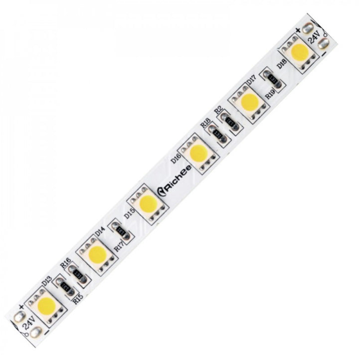 Richee Lighting - High Brightness Tape light, 24V, 4.4W, 6000K, 100 ft