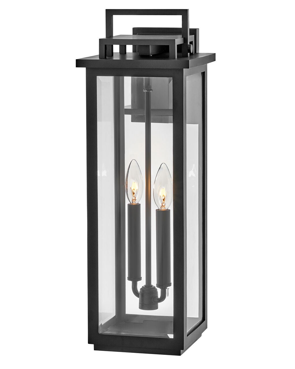 Winthorpe 22114BK - Large Wall Mount Lantern - Black