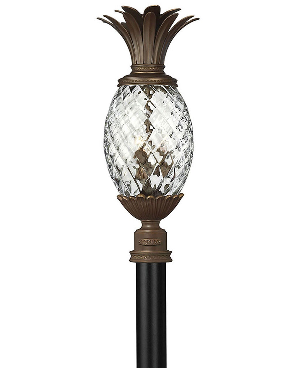 Plantation 2221CB-LV - Large Post Top or Pier Mount Lantern 12v - Bronze