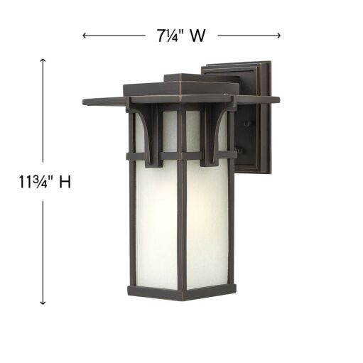 Manhattan 2230OZ Small Wall Mount Lantern - Oil Rubbed Bronze