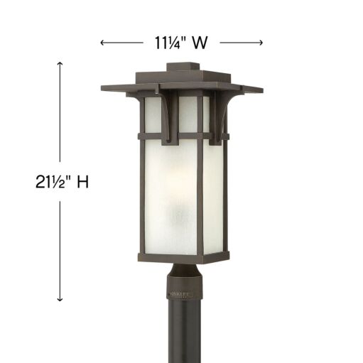 Manhattan 2231OZ - Large Post Top or Pier Mount Lantern -  Oil Rubbed Bronze