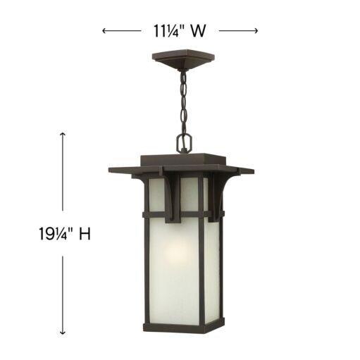 Manhattan 2232OZ - Large Hanging Lantern- Oil Rubbed Bronze