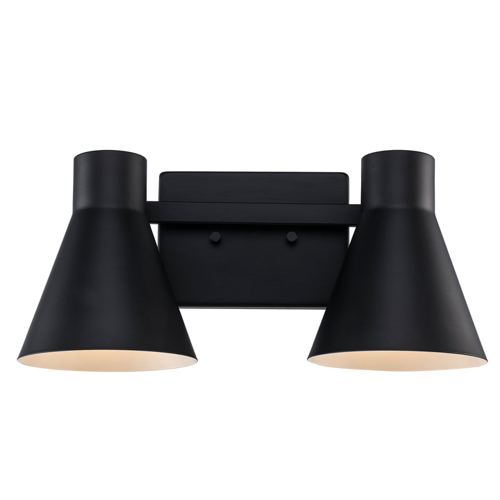 Gearshine 2 - Light Dimmable Vanity Flared Shade - Black