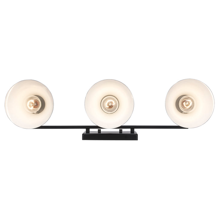 Gearshine 3 - Light Dimmable Vanity Flared Shades - Black