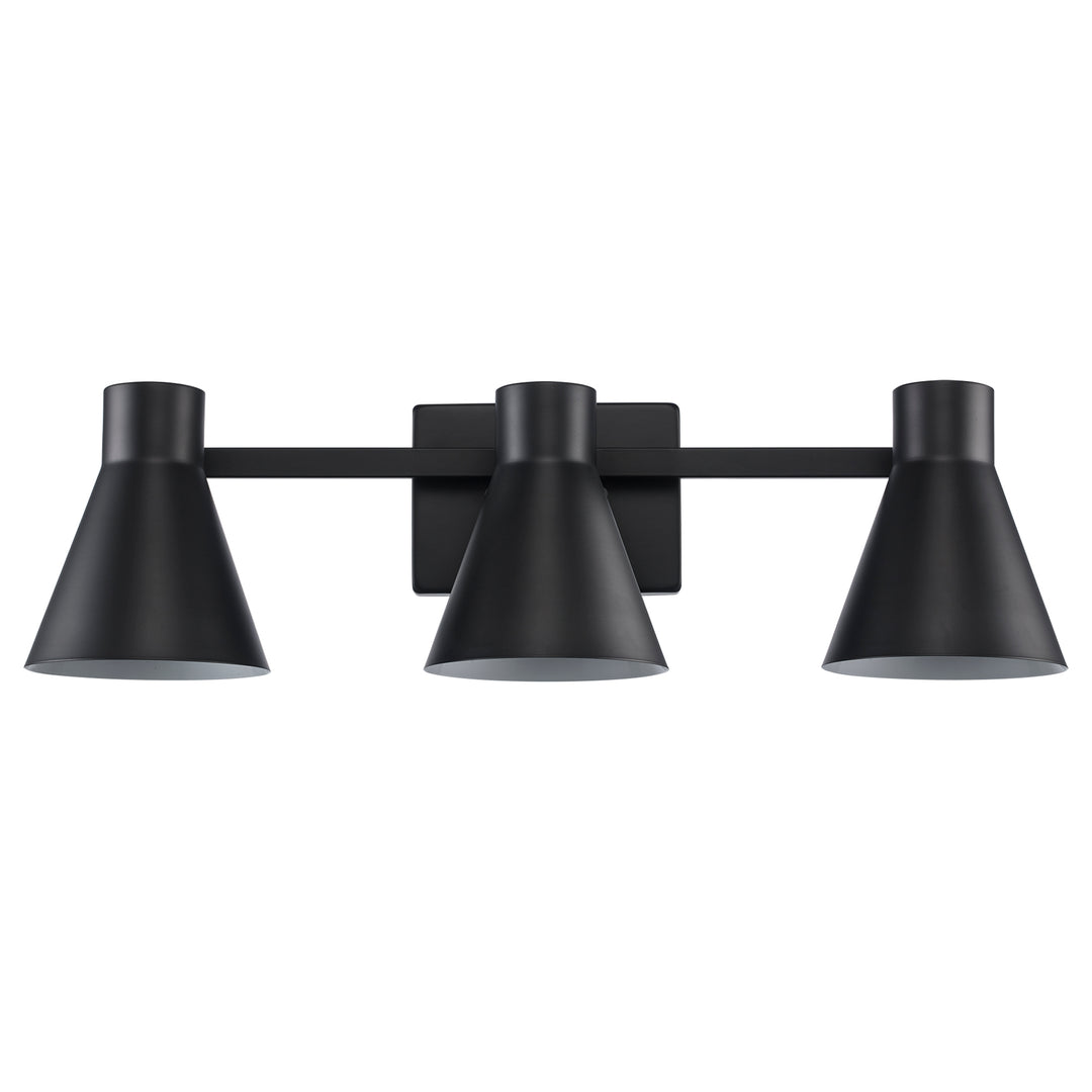 Gearshine 3 - Light Dimmable Vanity Flared Shades - Black