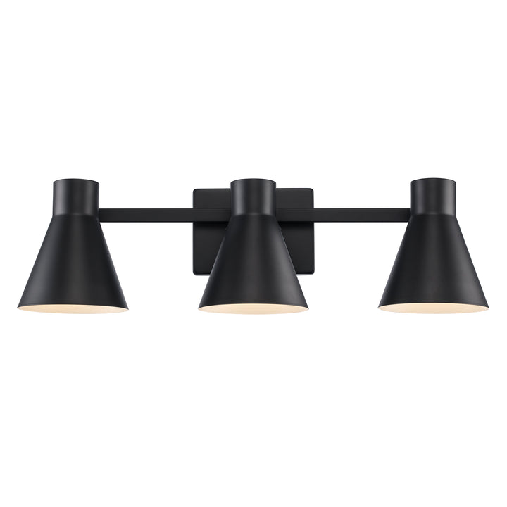 Gearshine 3 - Light Dimmable Vanity Flared Shades - Black