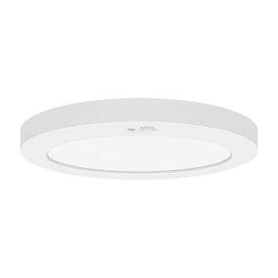 9” LED PIR Sensor Panel Light, 18W, 3CCT Selectable - White