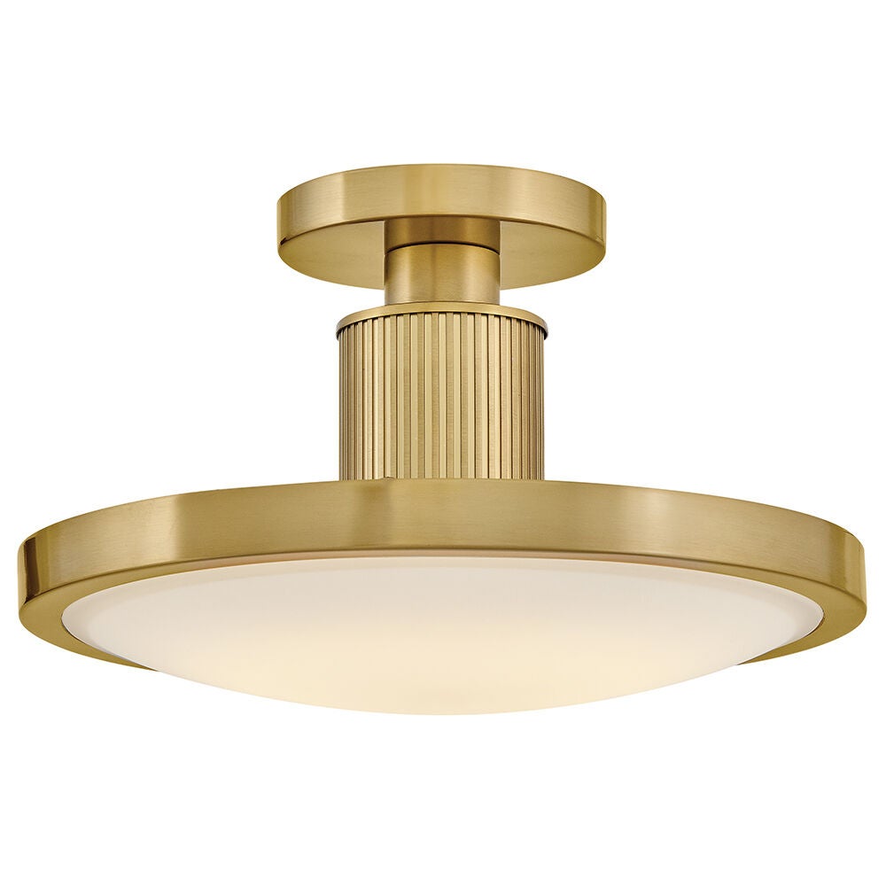 Kieran 47593LCB  Medium Semi-Flush Mount - Bronze