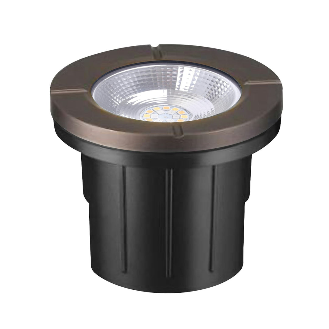 In-Ground Light - Flat Open Lens, RGB+5CCT - Aluminum Bronze