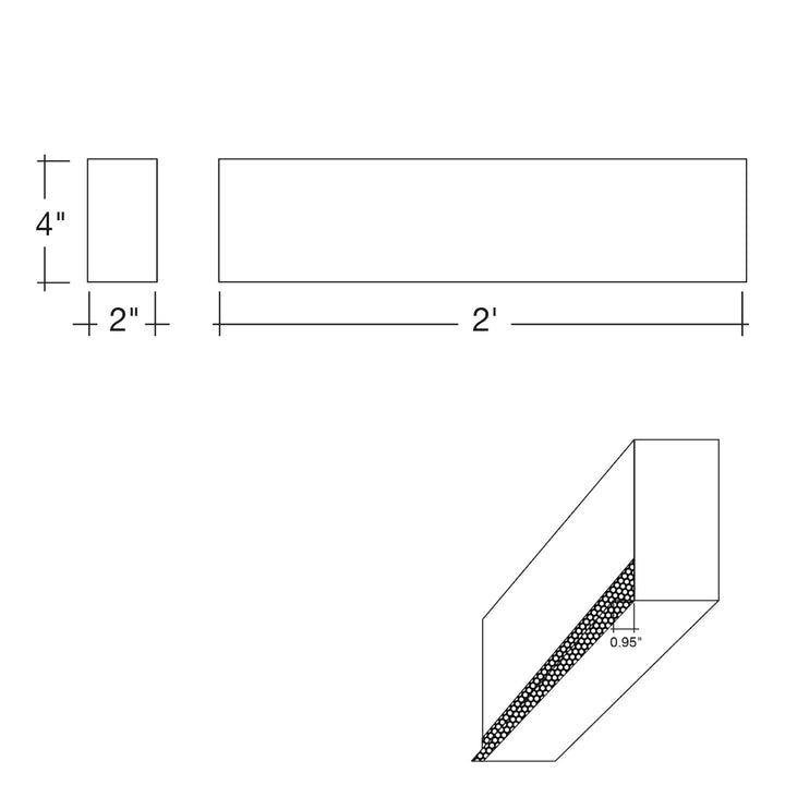 ARCY-LINE: 2' Architectural Linear Downlight T-Bar