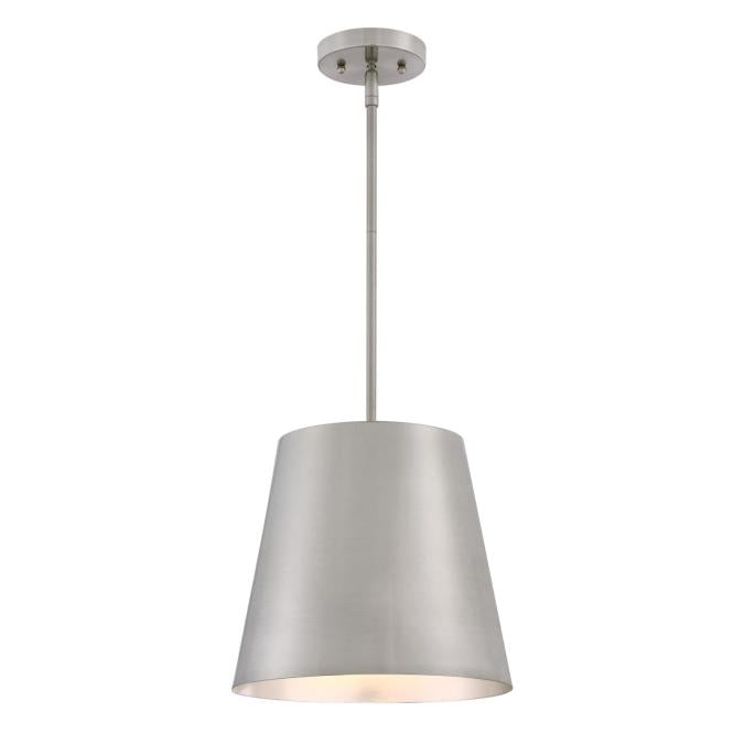 Westing House - Derose Indoor Pendant, Base E26 Medum - Brushed Nickel