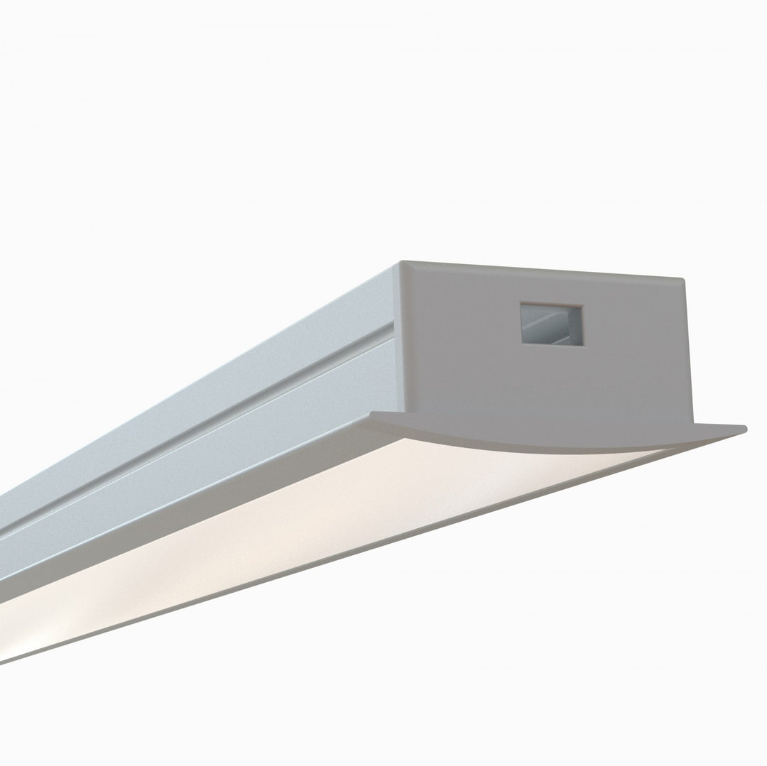 LED Channel - 1952ASL - Recessed, 10 ft - Silver