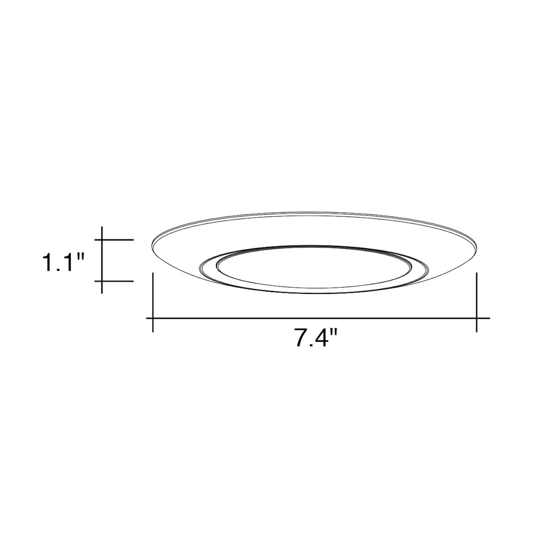 6" Disk Lite: Cusp-Line 5-CCT Selectable 15W - Bronze