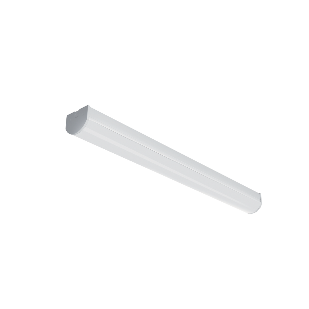 8 ft. LED Wraparound Fixture, 40W, 3-CCT Selectable - White