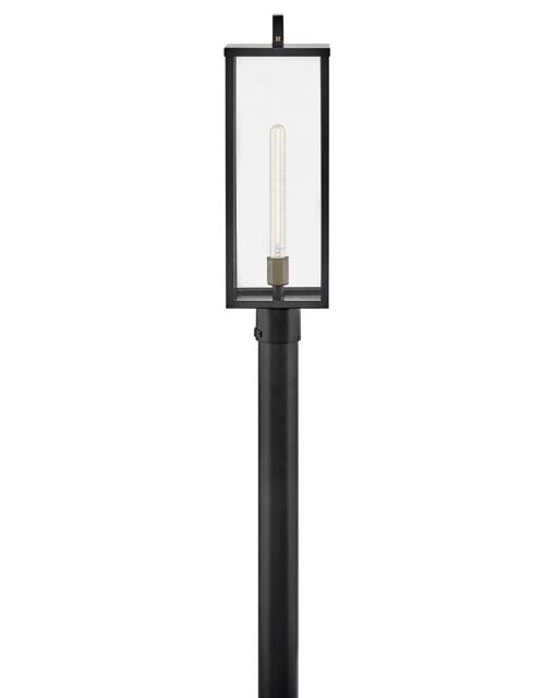 Catalina 23011BK New Large Post Mount Lantern - Black