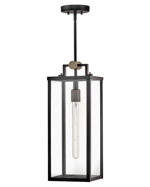 Catalina 23012BK New Medium Hanging Lantern - Black