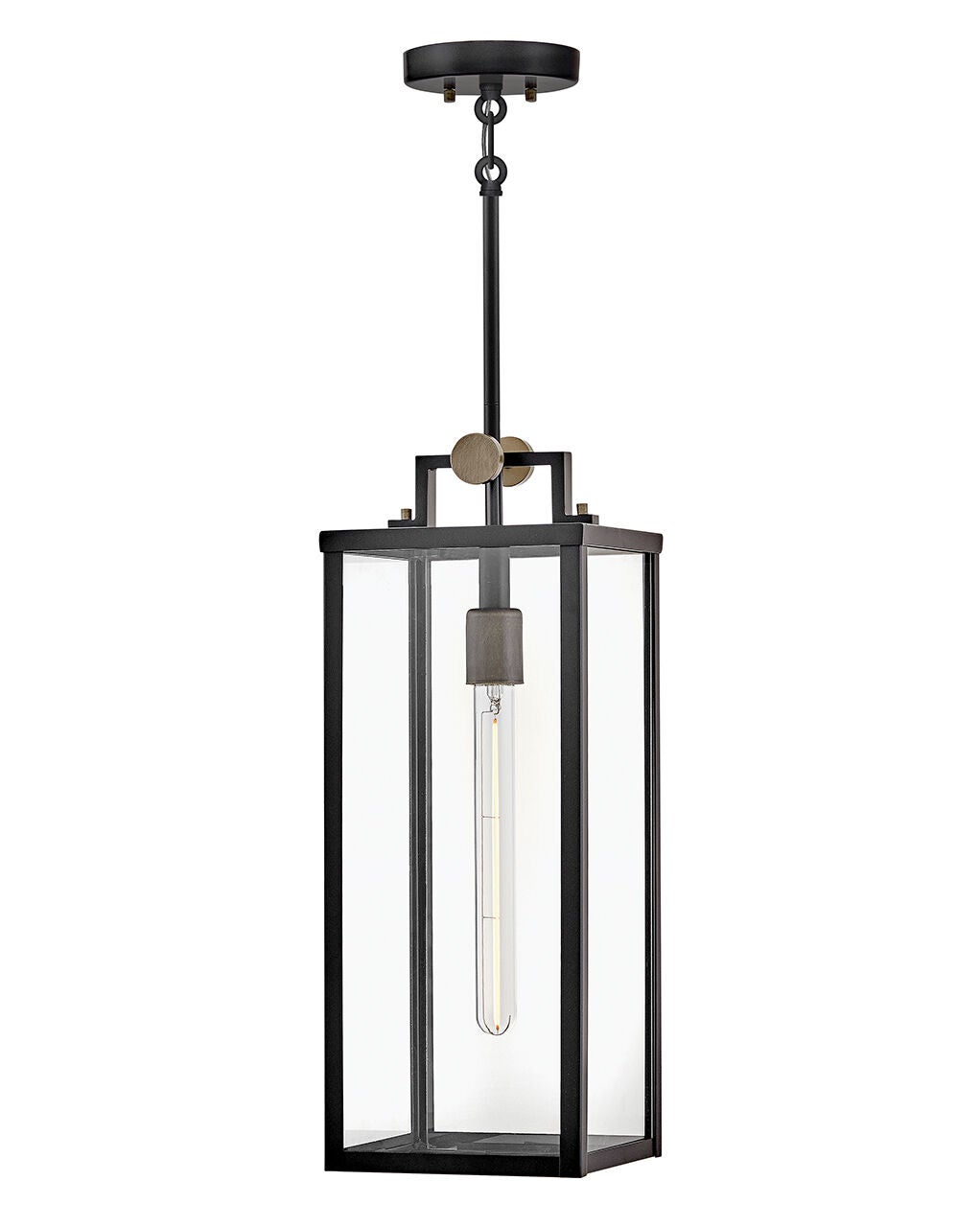 Catalina 23012BK New Medium Hanging Lantern - Black