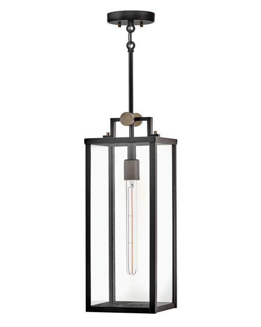 Catalina 23012BK New Medium Hanging Lantern - Black