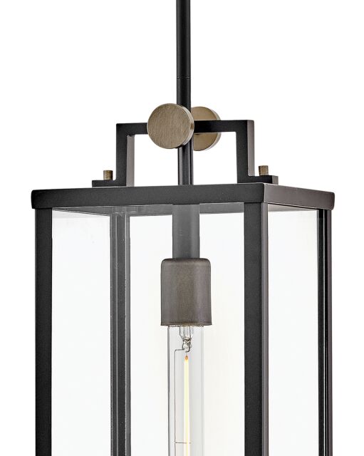 Catalina 23012BK New Medium Hanging Lantern - Black