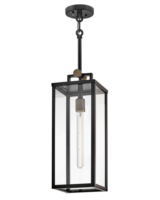 Catalina 23012BK New Medium Hanging Lantern - Black