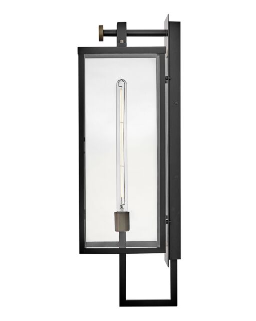 Catalina 23015BK  Large Wall Mount lantern - Black