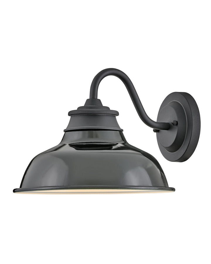 Wallace 23080MB-GK Small Gooseneck Barn Light - Black