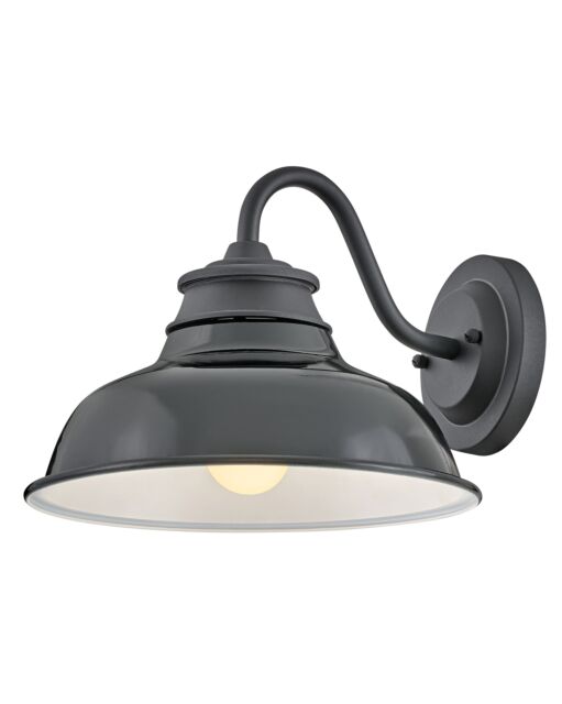 Wallace 23080MB-GK Small Gooseneck Barn Light - Black