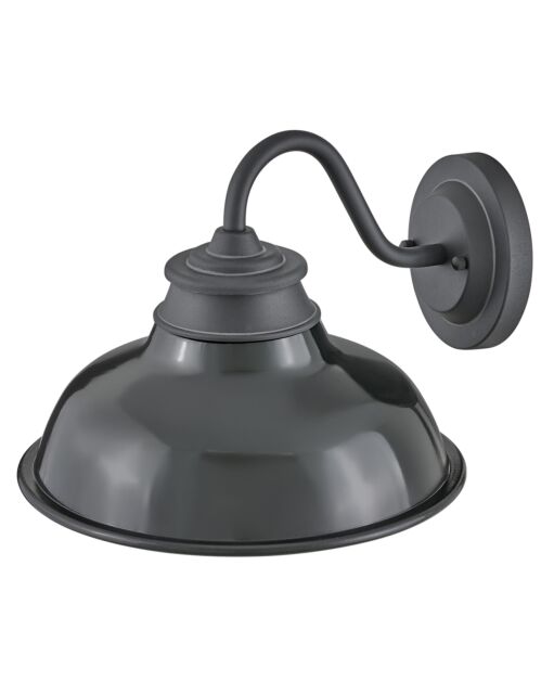 Wallace 23080MB-GK Small Gooseneck Barn Light - Black