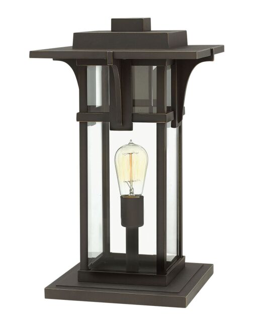 Manhattan 2327OZ-LV - Medium Pier Mount Lantern 12v - Oil Rubbed Bronze