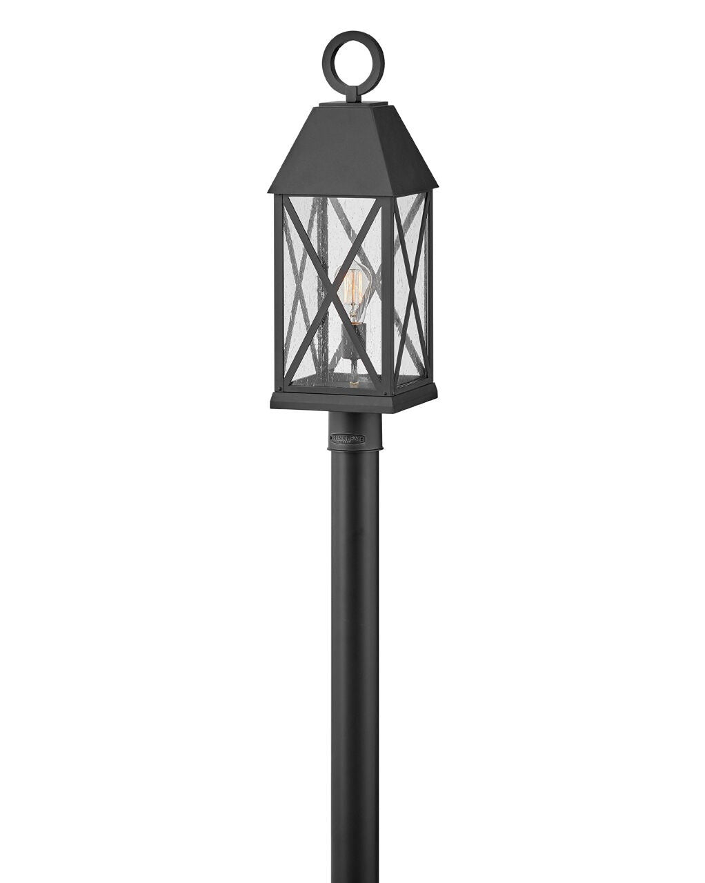 Briar 23301MB - Large Post Top or Pier Mount Lantern - Black