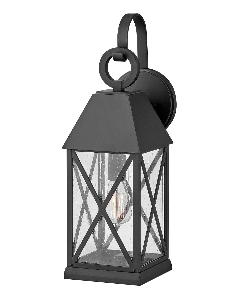 Briar 23304MB - Large Wall Mount Lantern - Black