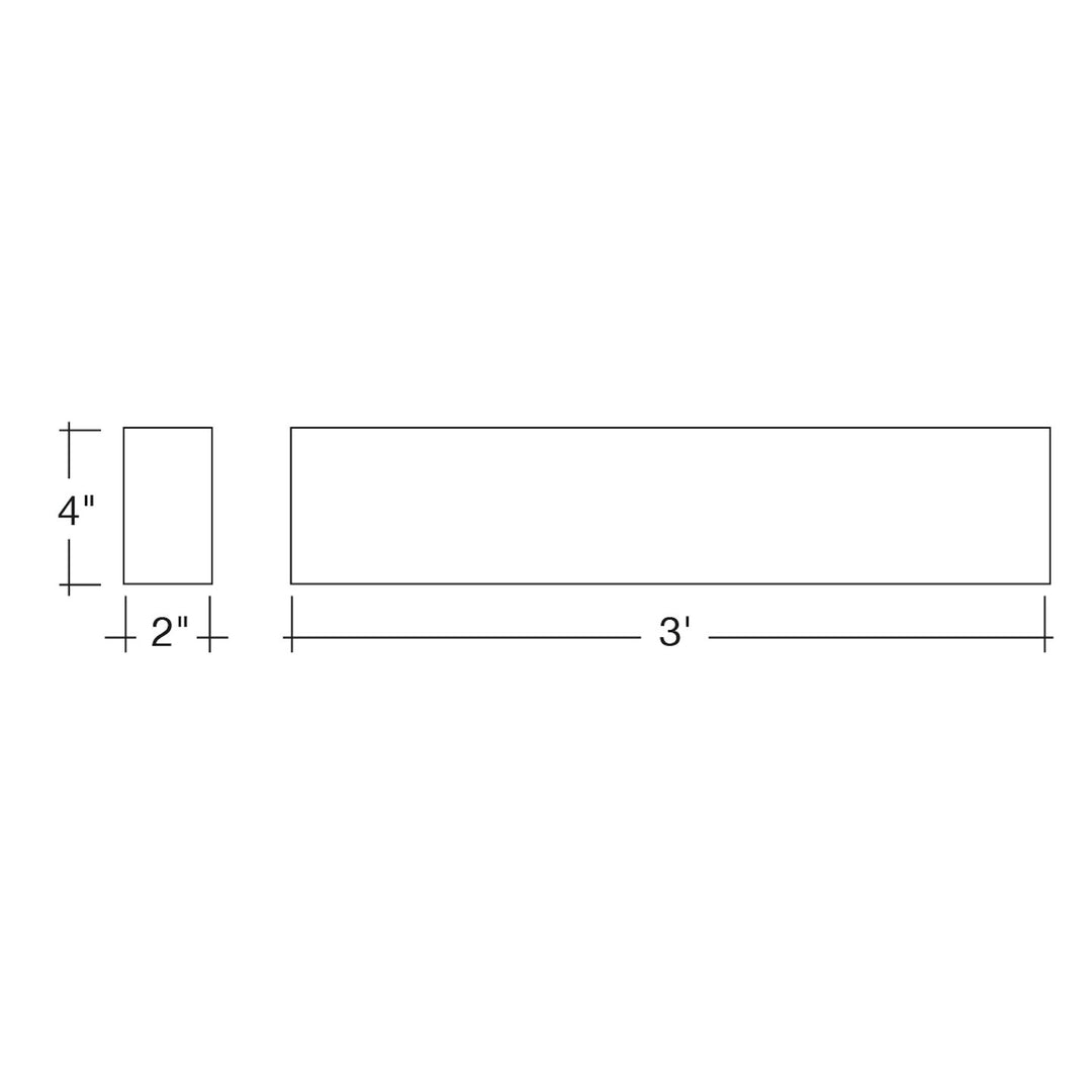 ARCY-LINE: 3' Architectural Linear Fixture - White