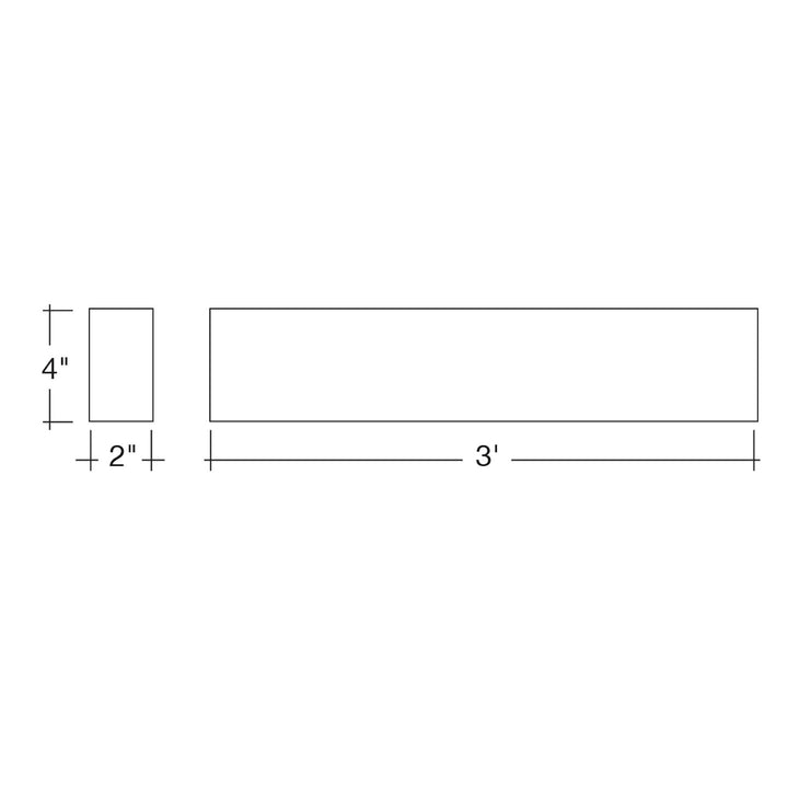 ARCY-LINE: 3' Architectural Linear Fixture - White