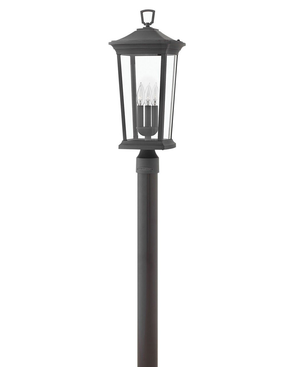 Bromley 2361MB-LL - Large Post Top or Pier Mount Lantern - Black