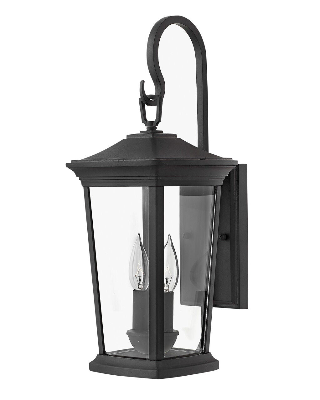 Bromley 2364MB - Medium Wall Mount Lantern - Black