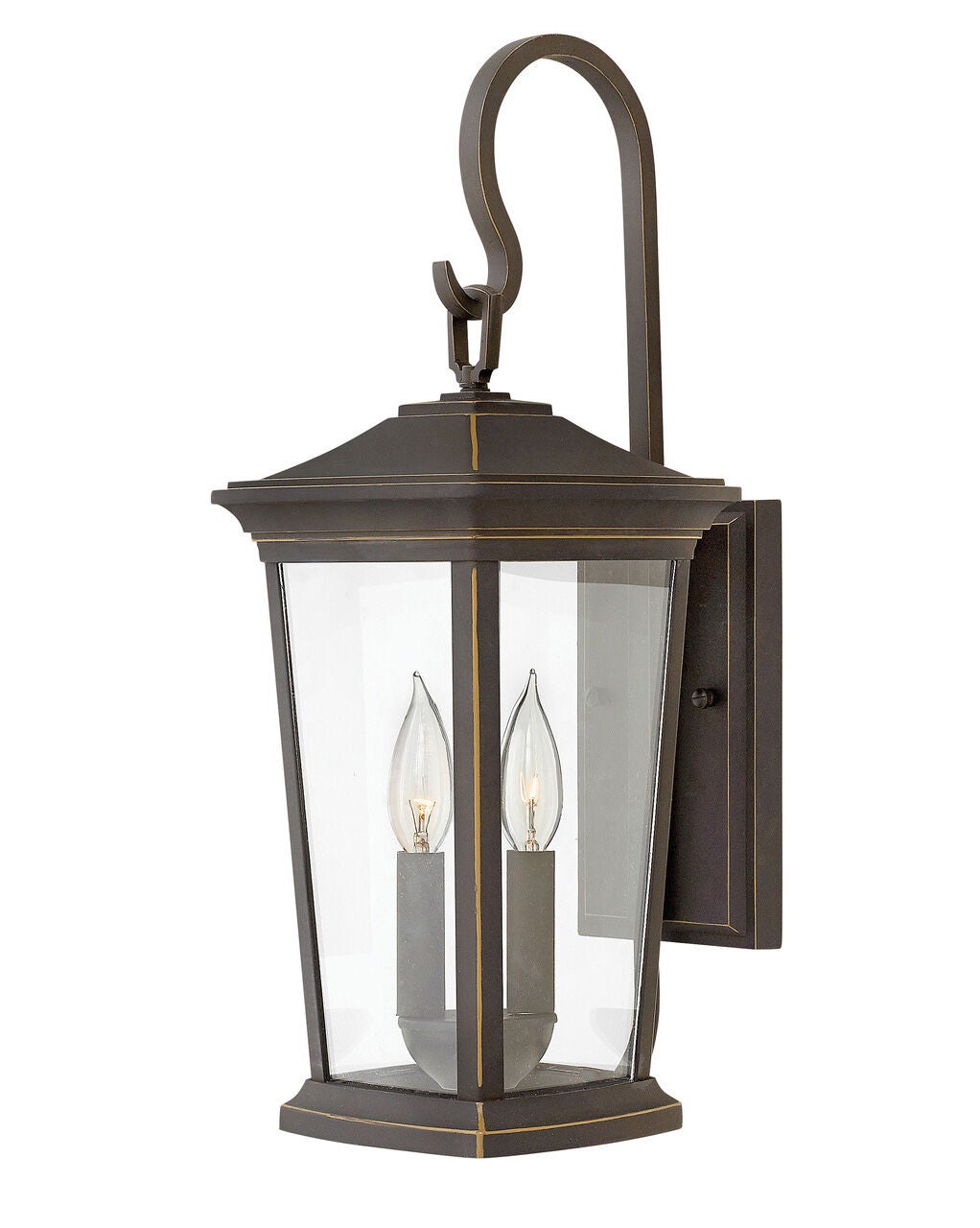 Bromley 2364OZ-LL - Medium Wall Mount Lantern - Oil Rubbed Bronze