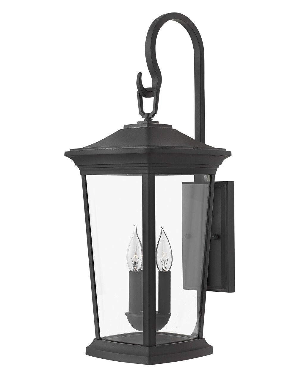 Bromley 2366MB - Extra Large Wall Mount Lantern - Black