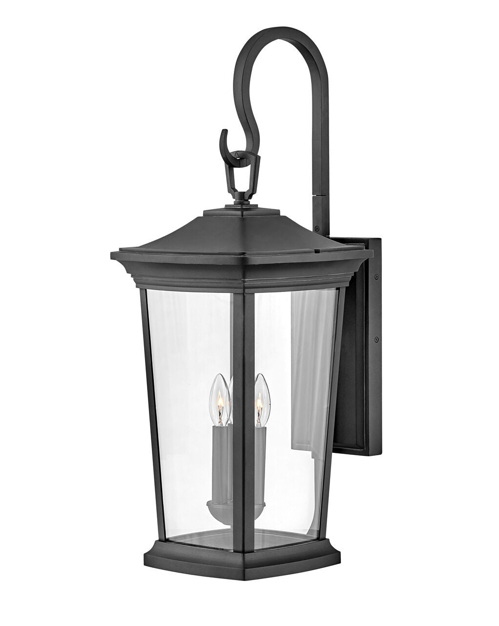 Bromley 2369MB - Large Wall Mount Lantern - Black