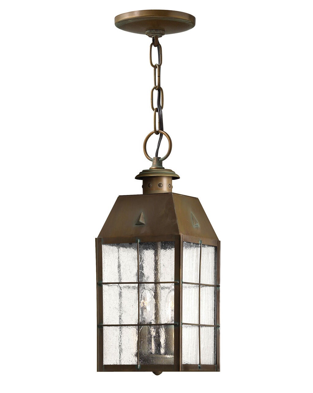 Nantucket 2372AS - Medium Hanging Lantern - Brown