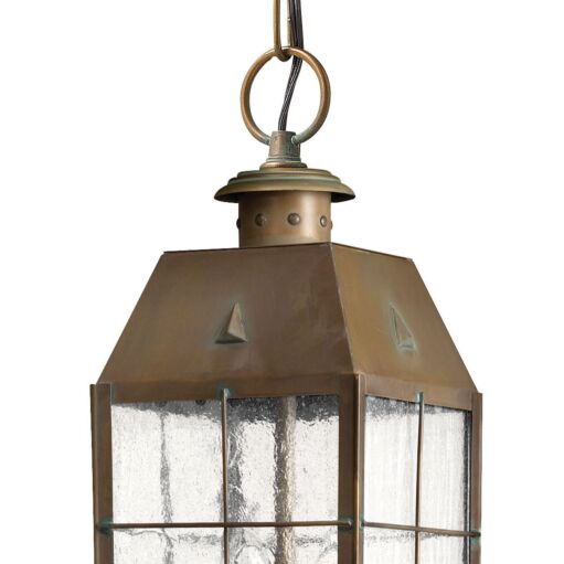 Nantucket 2372AS - Medium Hanging Lantern - Brown