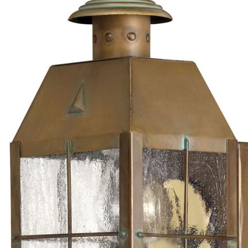 Nantucket 2376AS - Small Wall Mount Lantern - Bronze