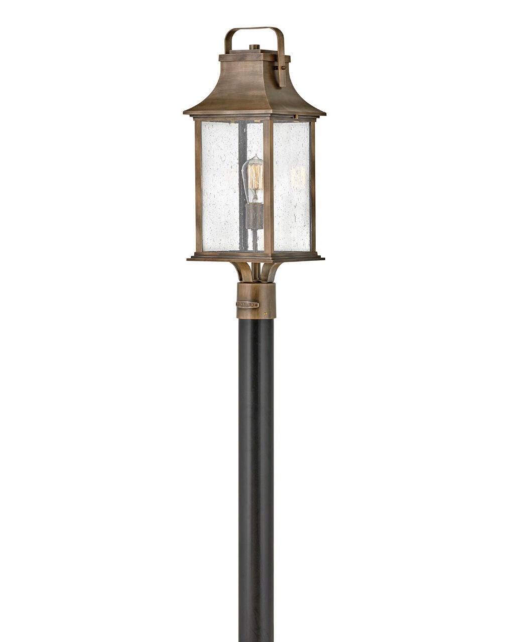 Grant 2391BU - Medium Post Mount Lantern - Bronze