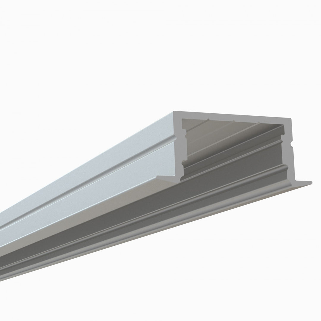 LED Channel - 1952ASL - Recessed, 10 ft - Silver