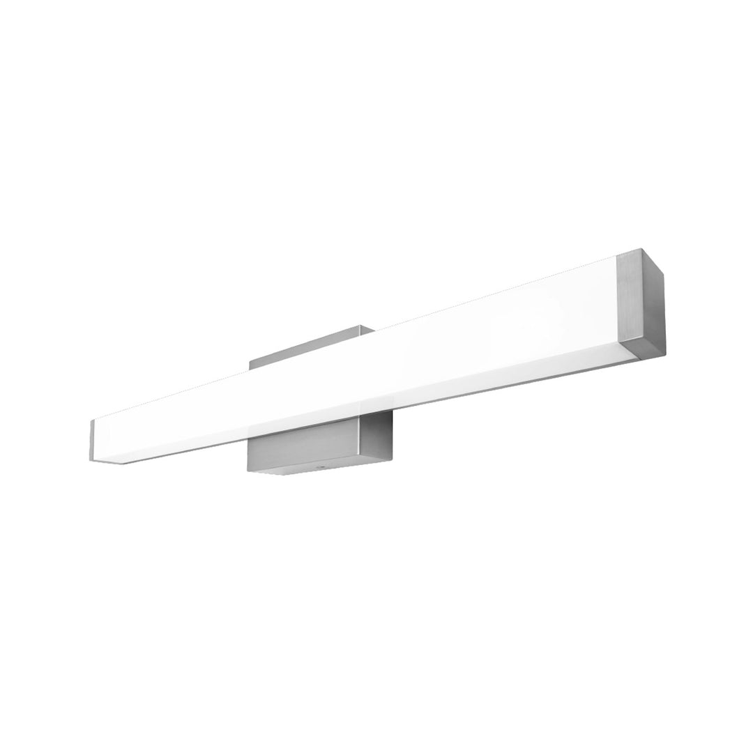 Vanity Light - Contemporary Square - Brushed Nickel